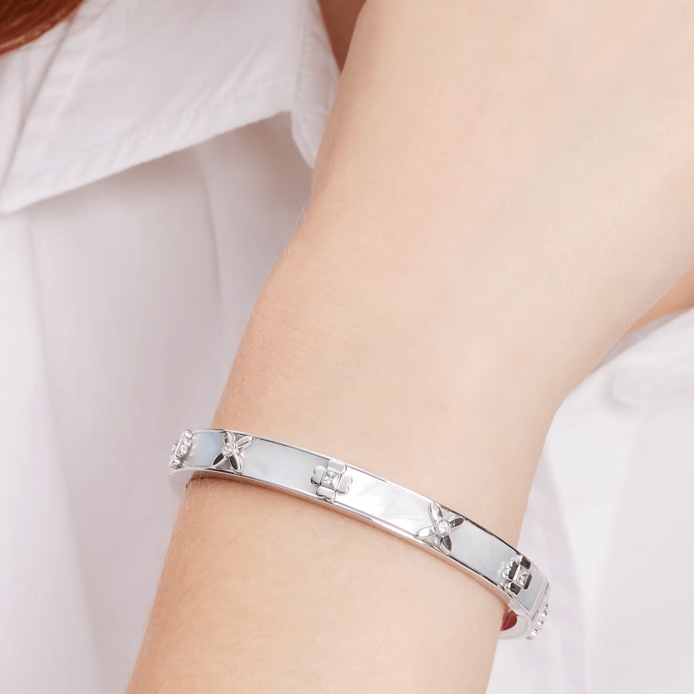 Kate Spade Heritage Bloom Hinged Bangle Jarrolds Norwich
